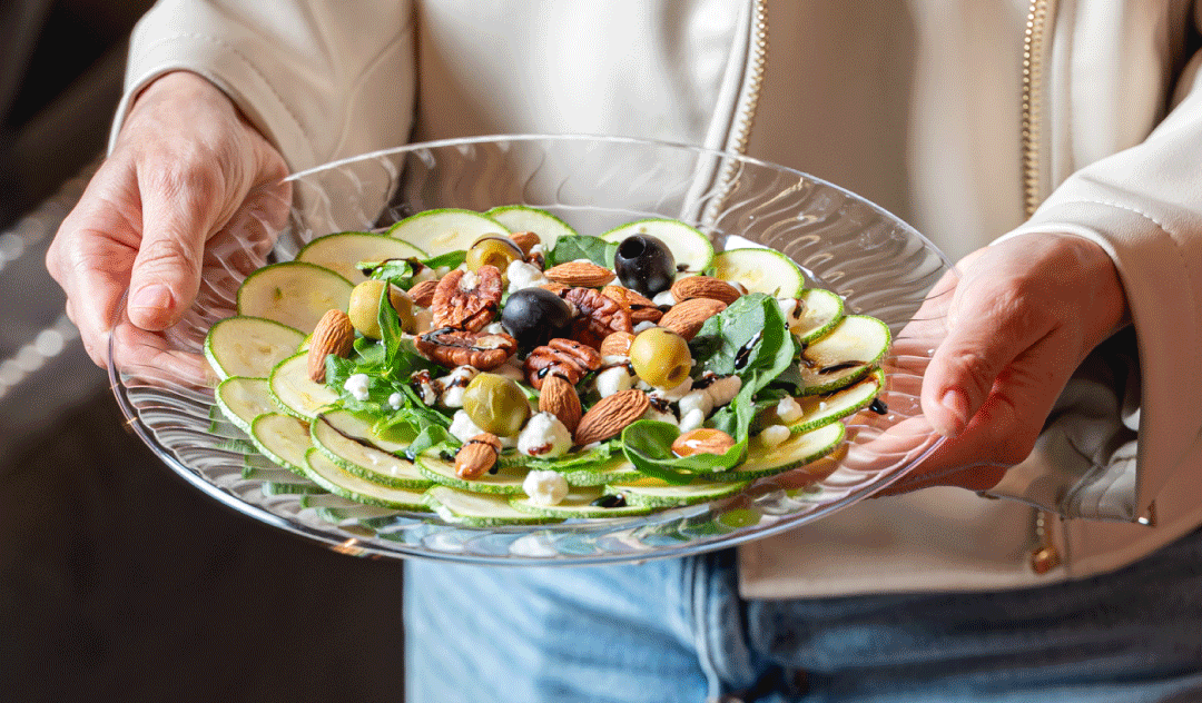 Carpaccio vegetariano.
