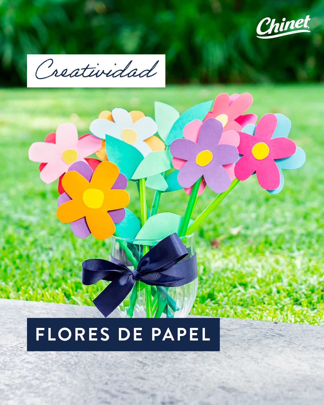 Flores de Papel con Chinet