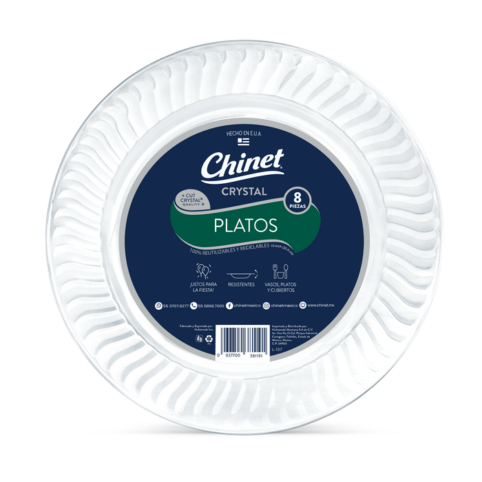Plato Crystal de Chinet No. 10 – 3100606
