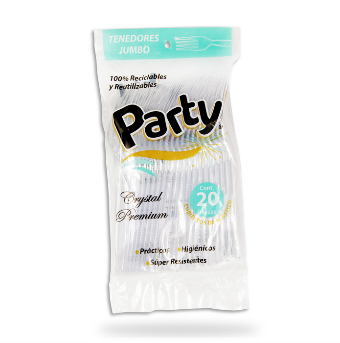 Tenedor Jumbo Party Crystal Premium – 1307001